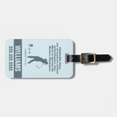 Étiquette À Bagage Caddyshack | Histoire des parapluies (Devant horizontal)