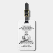 Étiquette À Bagage Caddyshack J'Ai Compris Ça Me Va (Devant Vertical)