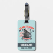 Étiquette À Bagage Caddyshack | Ouais, Tu Veux Faire 14 $ La Dure Faç (Dos Vertical)