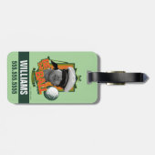 Étiquette À Bagage Caddyshack | Soyez Le Boule (Dos horizontal)
