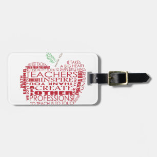 Étiquette À Bagage Cadeau adorable pour des professeurs