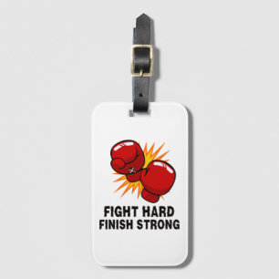 Étiquette À Bagage Cadeau de boxe
