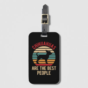 Étiquette À Bagage Cadeau de chiens Chihuahua drôles