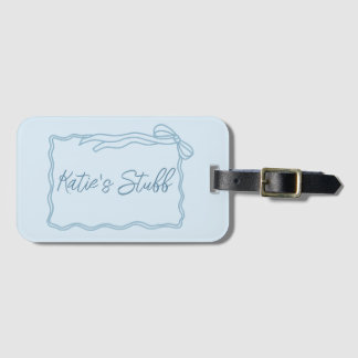 Étiquette À Bagage Cadeau de demoiselle d'honneur girly preppy joli n