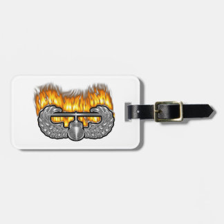 Étiquette À Bagage Cadeau de flamme d'attaque aérienne