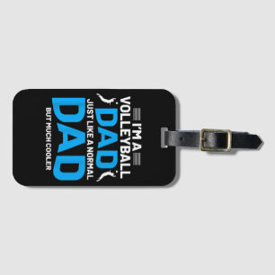 Étiquette À Bagage Cadeau de volley-ball drôle et mignon pour papas e