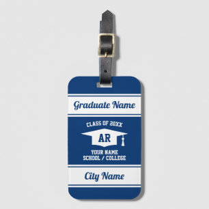 Étiquette À Bagage Cadeau de voyage de la promotion de fin d'études s