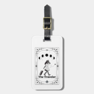 Étiquette À Bagage Cadeau de Voyageur de Carte de Tarot Astrologie Si