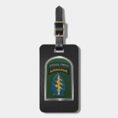 Étiquette À Bagage Cadeau d'onglet et de patch des Forces Spéciales (Devant Vertical)