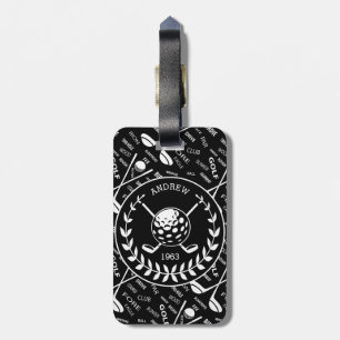 Étiquette À Bagage Cadeau personnalisé de golfeur de sac de golf