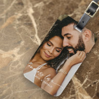 Cadeau photo personnalisé d'amour éternel moderne