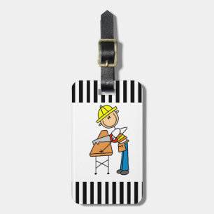 Étiquette À Bagage Cadeaux de bois de charpente de Sawing de