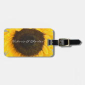 Étiquette À Bagage Cadeaux de tournesol (Devant horizontal)