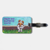 Étiquette À Bagage Cadeaux et accessoires de St Bernard (Dos horizontal)