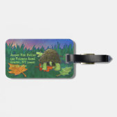 Étiquette À Bagage Cadeaux et accessoires de tortue (Dos horizontal)