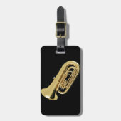Étiquette À Bagage Cadeaux et produits de conception de "tuba" (Devant Vertical)