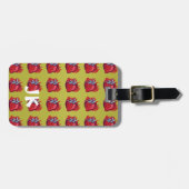 Étiquette À Bagage Cadeaux fraises (Devant horizontal)