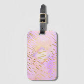 Étiquette À Bagage Cadeaux Monogrammes pour les filles qui aiment l'o (Devant Vertical)