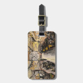 Étiquette À Bagage Café Campana au Muse D'Orsay (Devant Vertical)