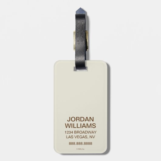 Étiquette À Bagage Café Sunshine Blend (Dos Vertical)