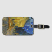 Étiquette À Bagage Café Terrasse en soirée | Vincent van Gogh (Devant Horizontal)