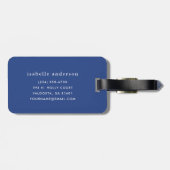 Étiquette À Bagage Café Terrasse en soirée | Vincent van Gogh (Dos horizontal)