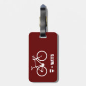 Étiquette À Bagage Café = Watts (Dos Vertical)