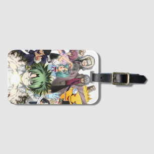 Étiquette À Bagage Cahier de la Squad des Héros d'Anime Épiques