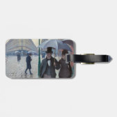 Étiquette À Bagage Caillebotte - Paris Street ; Rainy Day - QR Code (Dos horizontal)