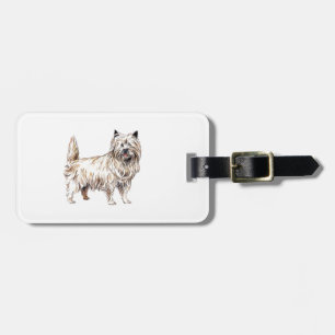 Étiquette À Bagage Cairn Terrier
