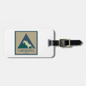 Étiquette À Bagage Cairngorges National Park Scotland Rustic (Devant horizontal)