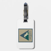 Étiquette À Bagage Cairngorges National Park Scotland Rustic (Dos Vertical)