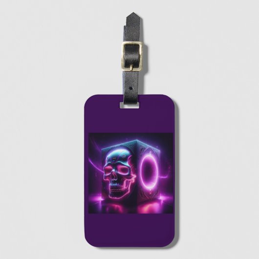 Étiquette À Bagage Caisson de basses Skullbox (Devant Vertical)