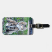 Étiquette À Bagage Calico Cat (Devant horizontal)