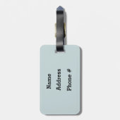 Étiquette À Bagage Calico Pirate (Dos Vertical)