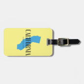 Étiquette À Bagage California Born & Raised (Devant horizontal)