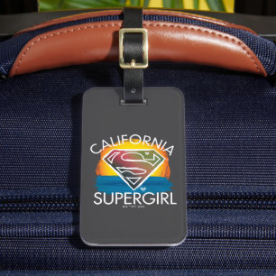 Étiquette À Bagage California Supergirl Sunset Graphic