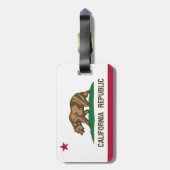 Étiquette À Bagage Californie (Dos Vertical)