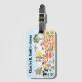 Étiquette À Bagage Californie du Sud (Devant Vertical)