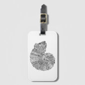 Étiquette À Bagage Caméléon inspiré 2 (Devant Vertical)