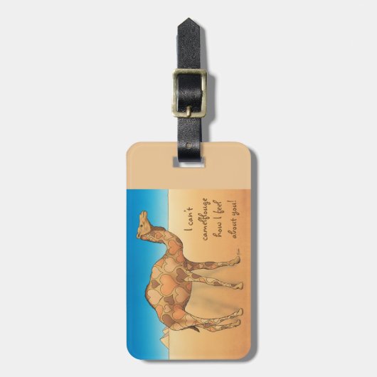 Étiquette À Bagage Camelflouge (Devant Vertical)