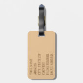 Étiquette À Bagage Camelflouge (Dos Vertical)