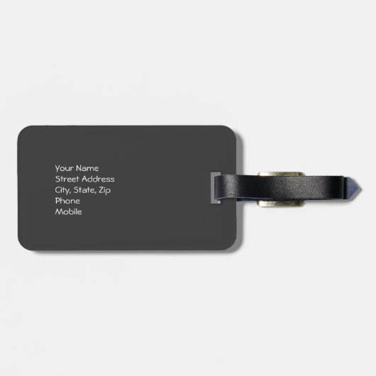 Étiquette À Bagage Caméra (Dos horizontal)