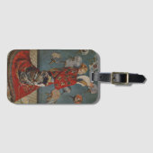 Étiquette À Bagage Camille Monet en costume japonais par Claude Monet (Devant Horizontal)
