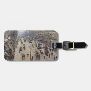 Étiquette À Bagage Camille Pissarro - Boulevard Montmartre, matin