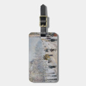 Étiquette À Bagage Camille Pissarro - Boulevards extérieurs, Effet Ne (Devant Vertical)