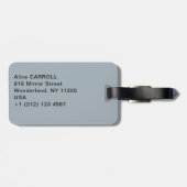 Étiquette À Bagage Camille Pissarro - Boulevards extérieurs, Effet Ne (Dos horizontal)