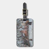 Étiquette À Bagage Camille Pissarro - Chataigniers a Louvecienne (Devant Vertical)