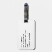 Étiquette À Bagage Camille Pissarro - Chataigniers a Louvecienne (Dos Vertical)