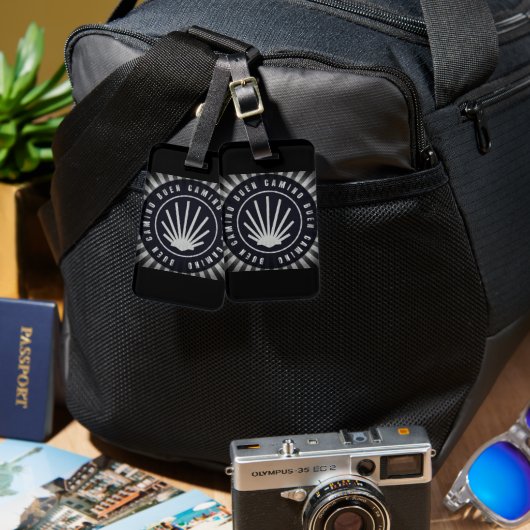 Étiquette À Bagage Camino de Santiago (Recto & Verso)